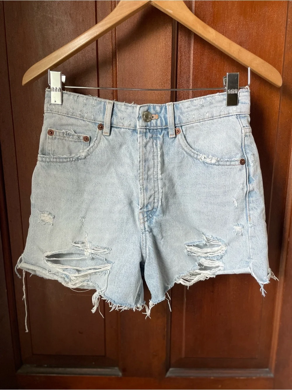 Zara women's size 4 denim shorts
